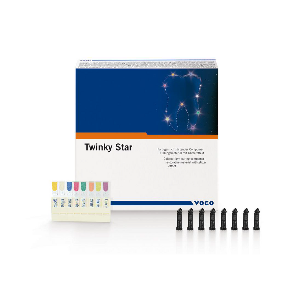 Twinky Star Set Caps 40 X 0.25 G + Colorimetro - producto dental BIGtree