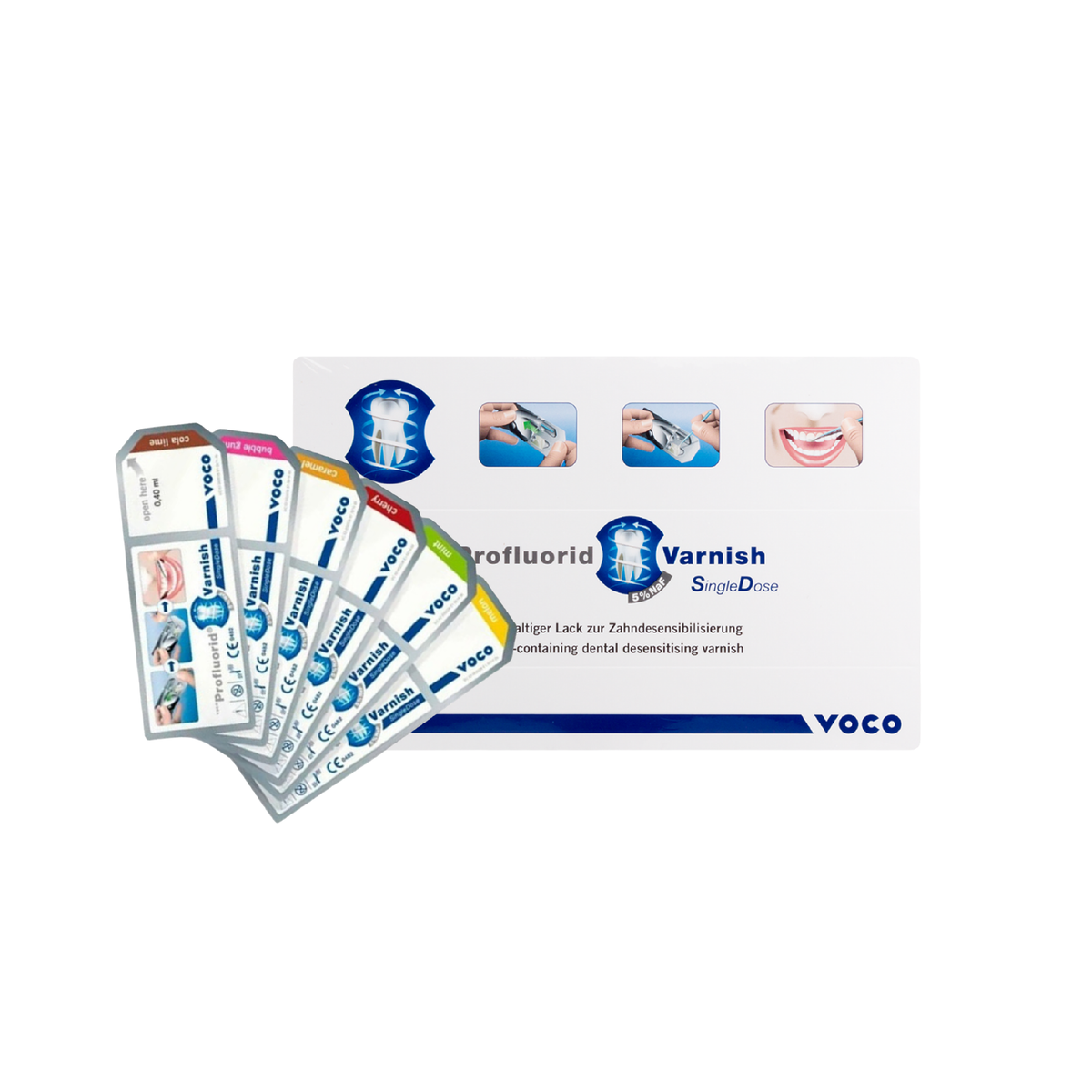 Profluorid Varnish Single Dose 48 X 0.40 ML Mix - producto dental BIGtree