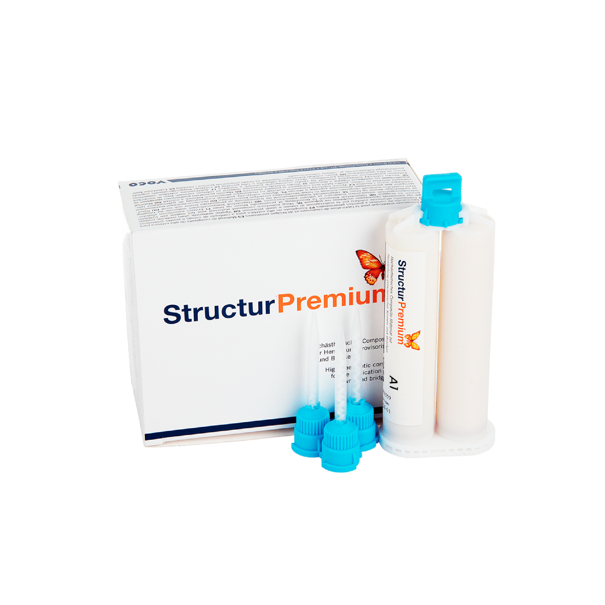 Structur Premium Cartucho 75 G + Puntas de Mezcla Tipo 6 - producto dental BIGtree