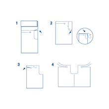 Babero de Papel/Plastico En Rollo C/80 U