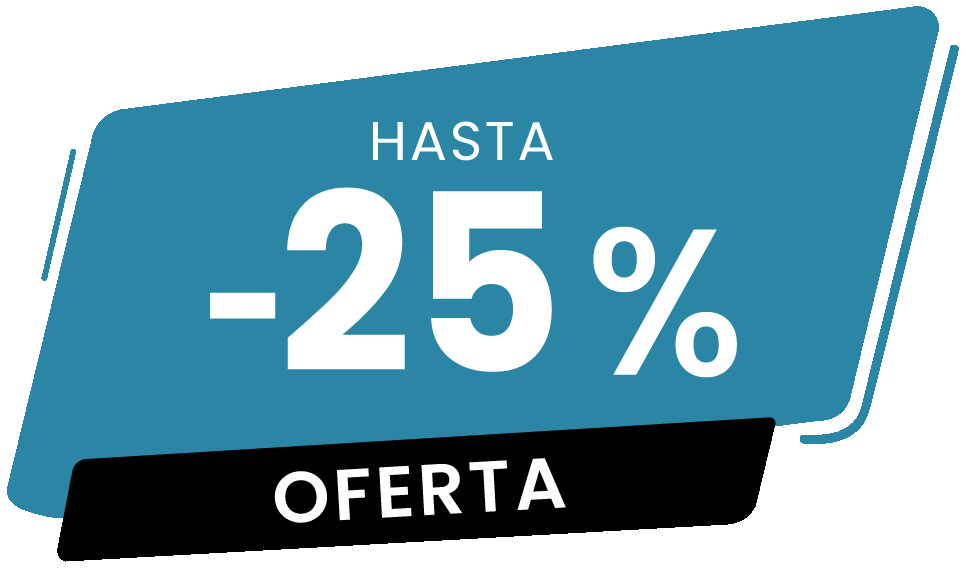 25% de descuento