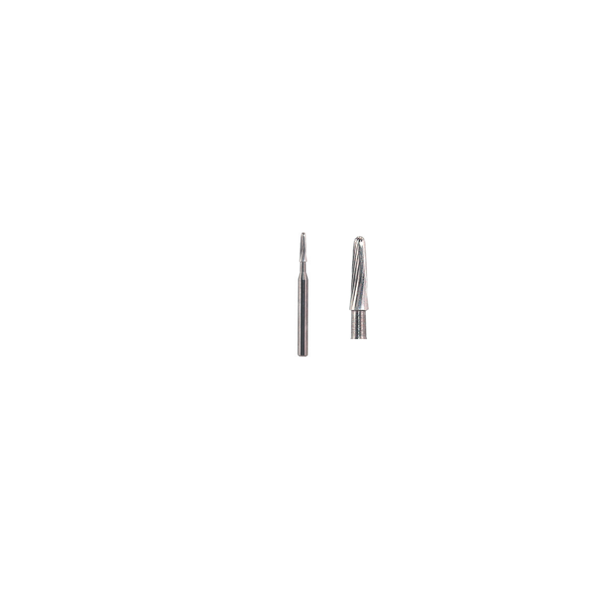 Fresa Carburo Ortodoncia Tronco Conica Punta Redonda 1.2 mm 2Pz P69 D - producto dental BIGtree