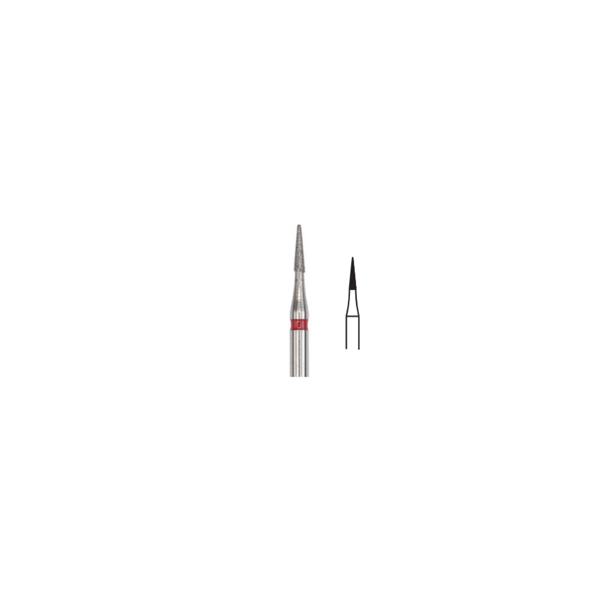 Fresa Diamante Aguja Corta Friction Grip 1.0 mm 5Pz P11 D 159-010 - producto dental BIGtree