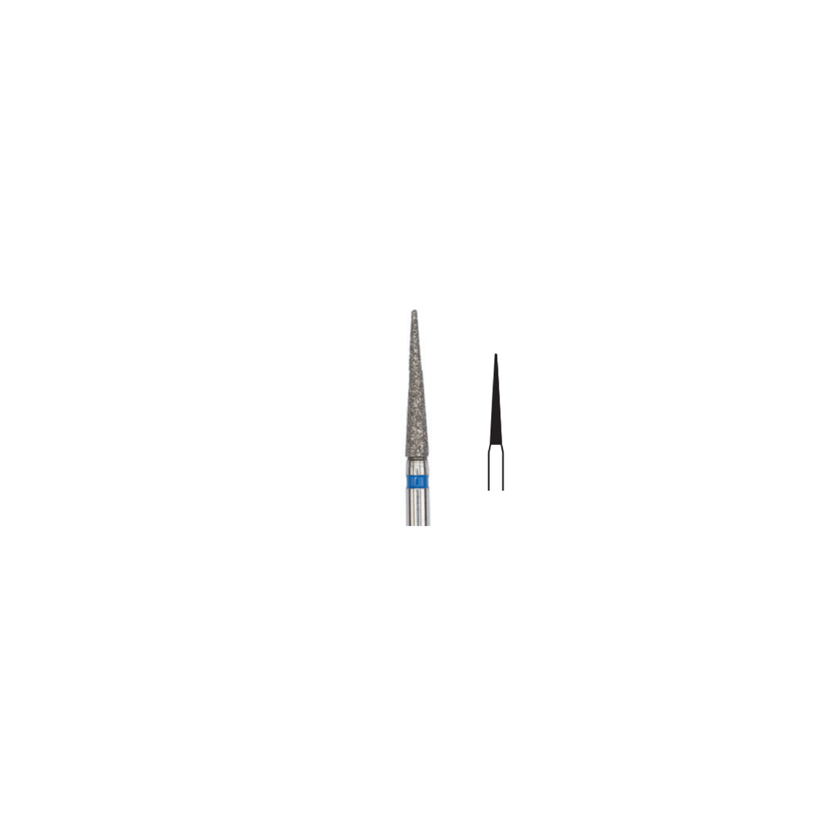Fresa Diamante Aguja Gd Friction Grip 1.4 mm 5Pz P12 D 166-014 - producto dental BIGtree
