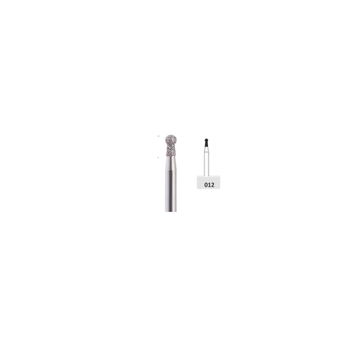 Fresa Diamante Bola Con Cuello Friction Grip 1.2 mm 5Pz P6 D 002-012