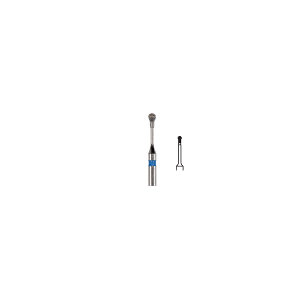 Fresa Diamante Bola Con Cuello Mi Friction Grip 1.0 mm 5Pz P23 D 002-010 - producto dental BIGtree