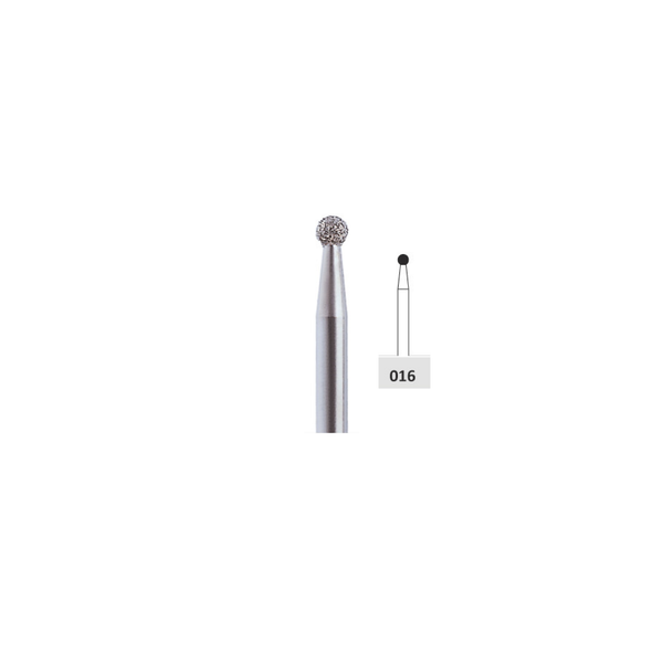 Fresa Diamante Bola Friction Grip 1.6 mm 5Pz P6 D 001-016 - producto dental BIGtree