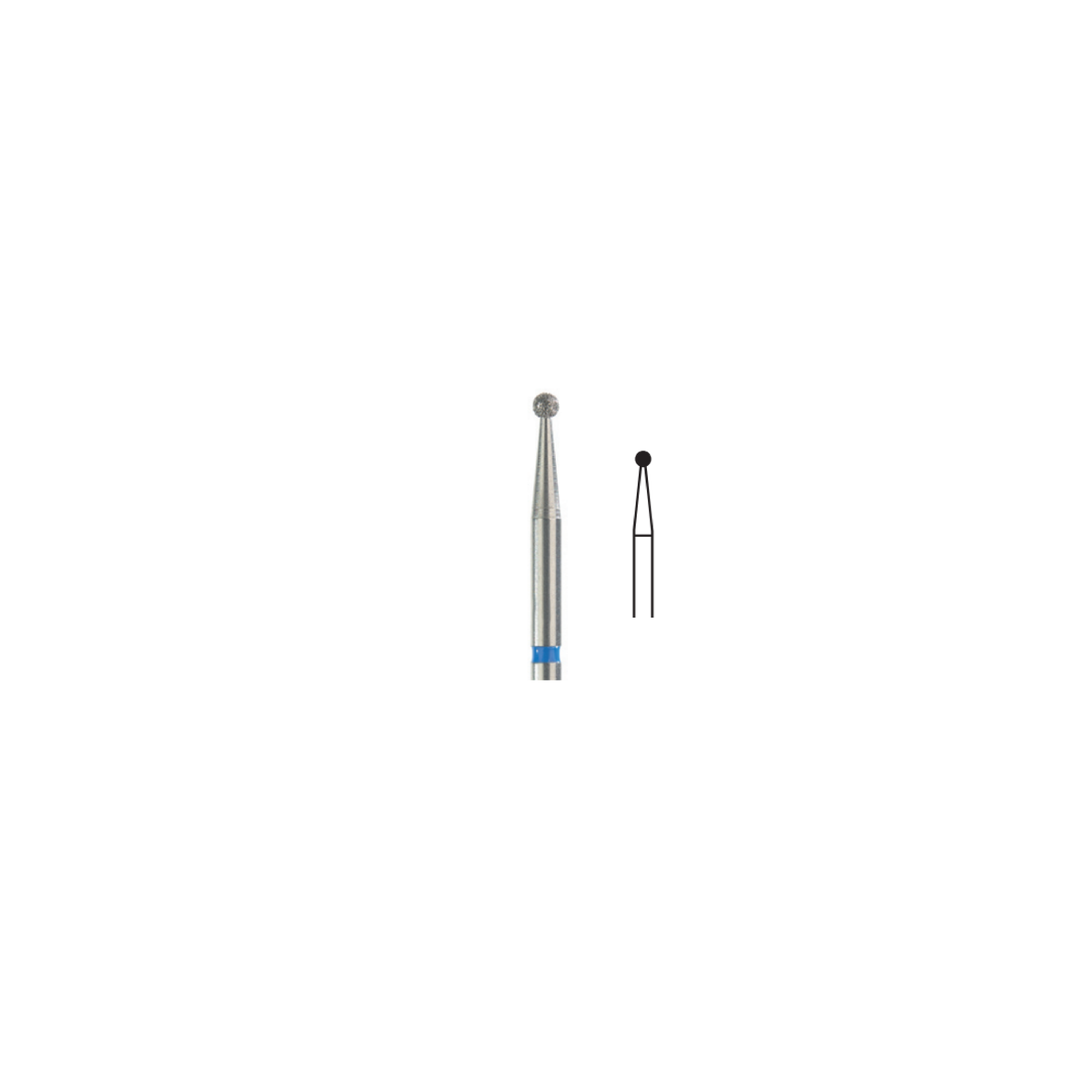 Fresa Diamante Bola Tl Friction Grip 1.4 mm 5Pz P27 D 001-014 - producto dental BIGtree