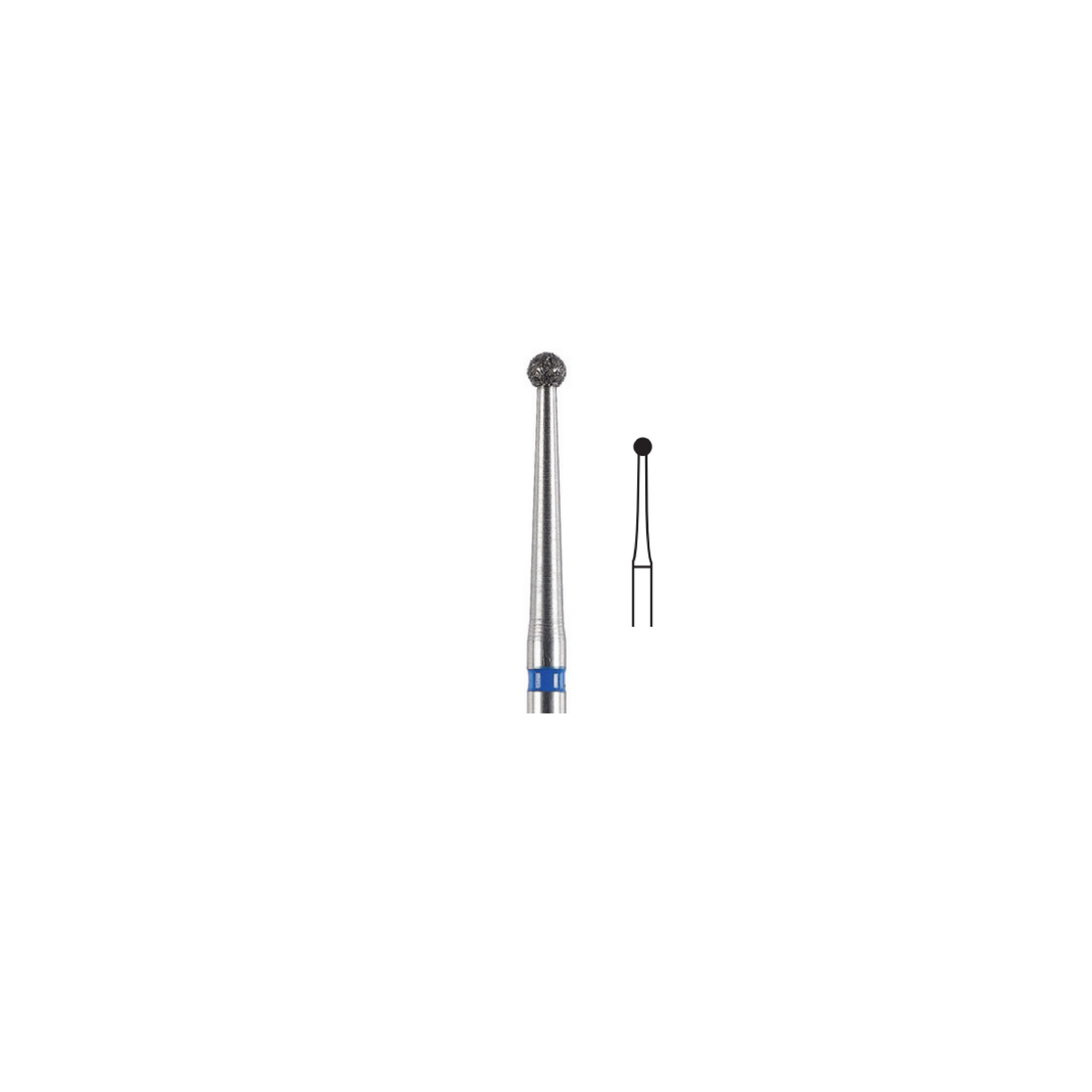 Fresa Diamante Bola Tl Friction Grip 1.6 mm 5Pz P22 D 697-016 - producto dental BIGtree