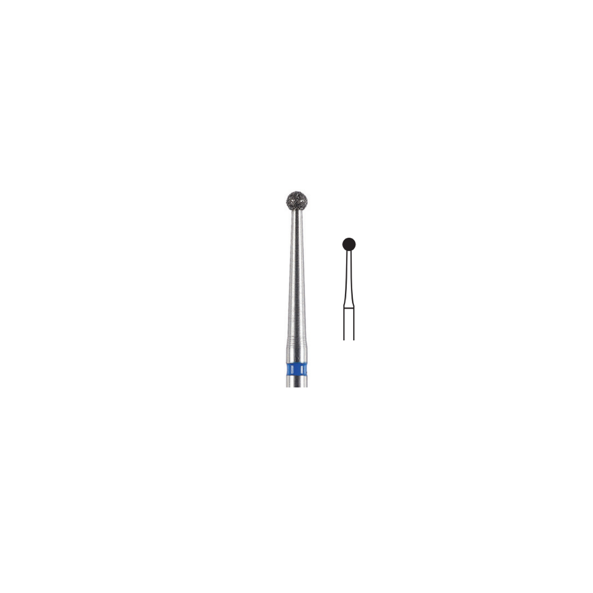Fresa Diamante Bola Tl Friction Grip 2.1 mm 5Pz P22 D 697-021 - producto dental BIGtree
