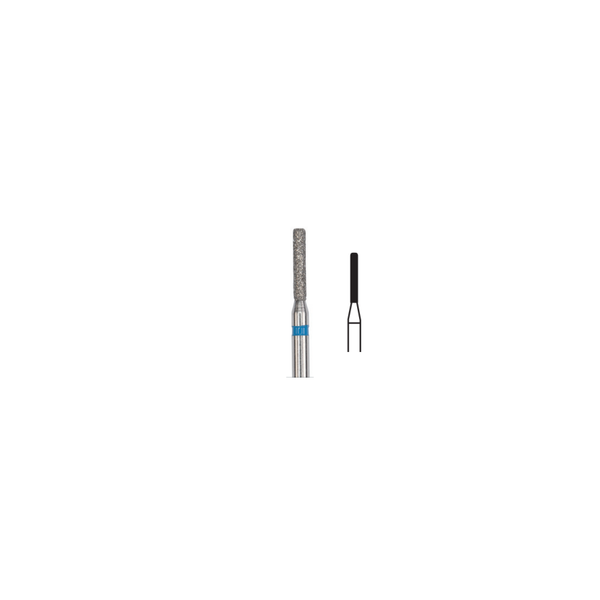 Fresa Diamante Cilindrica Borde Red Md Friction Grip 1.0 mm 5Pz P11 D 157-010 - producto dental BIGtree
