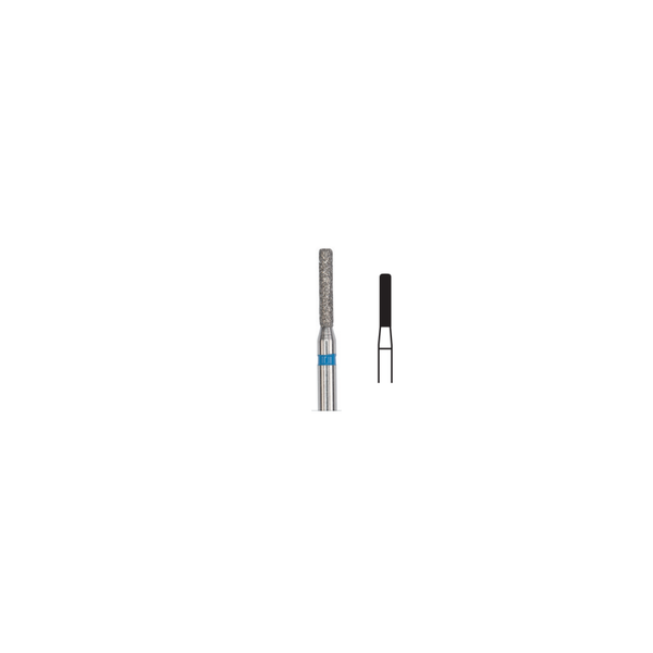 Fresa Diamante Cilindrica Borde Red Md Friction Grip 1.4 mm 5Pz P11 D 157-014 - producto dental BIGtree