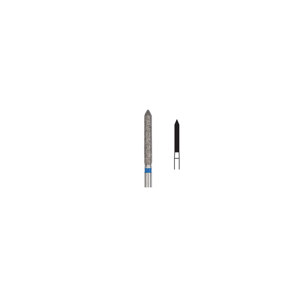 Fresa Diamante Cilindrica Con Punta Gd Friction Grip 1.6 mm 5Pz P10 D 131-016 - producto dental BIGtree