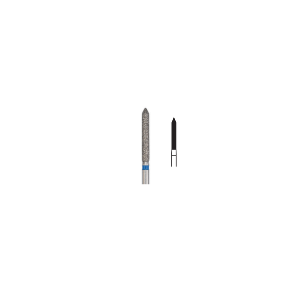 Fresa Diamante Cilindrica Con Punta Gd Friction Grip 1.6 mm 5Pz P10 D 131-016 - producto dental BIGtree
