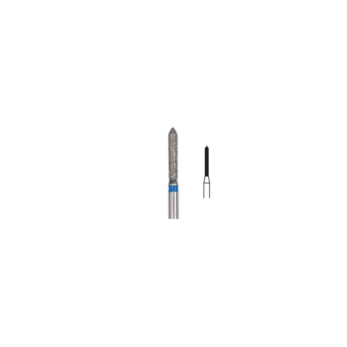 Fresa Diamante Cilindrica Con Punta Md Friction Grip 1.0 mm 5Pz P9 D 130-010 - producto dental BIGtree