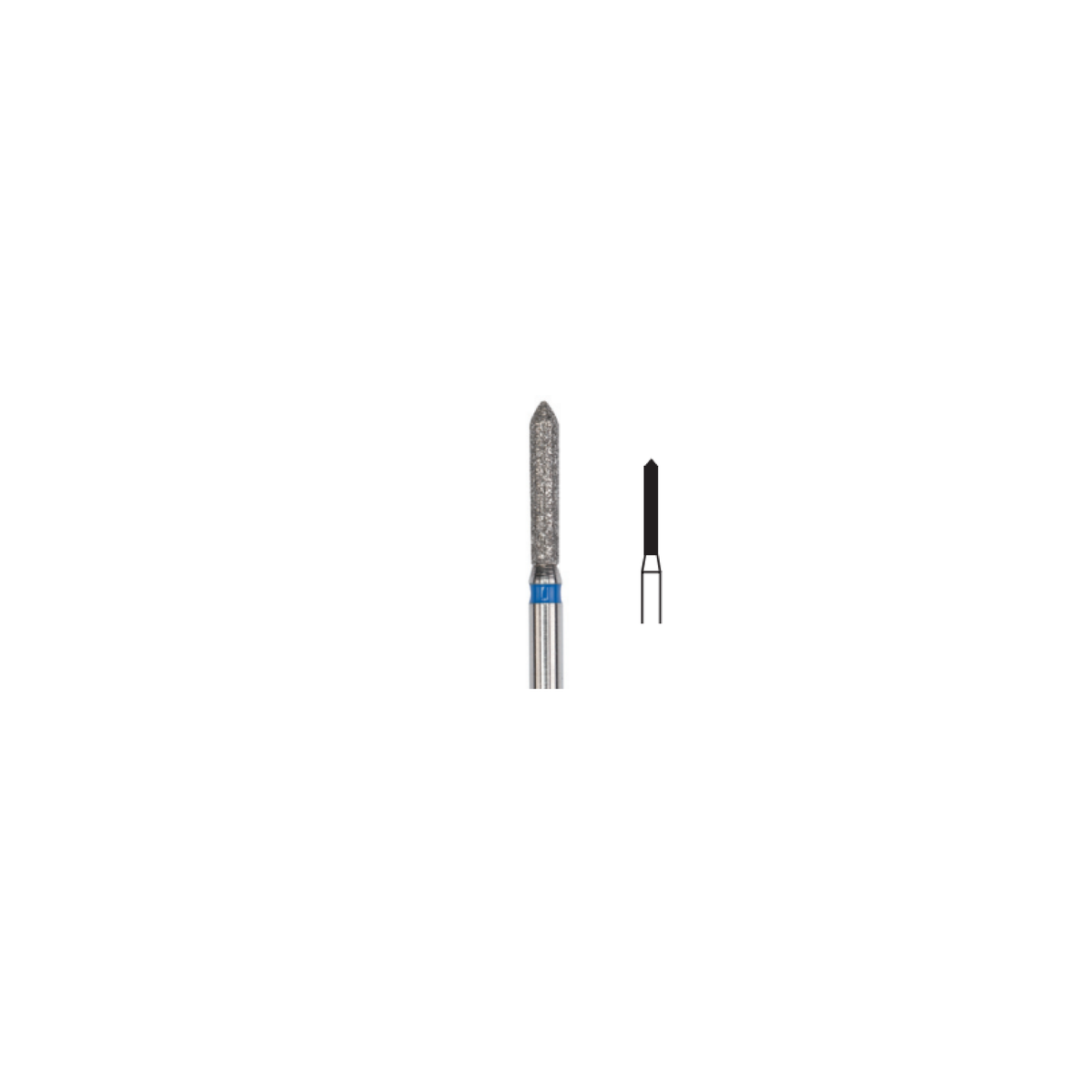 Fresa Diamante Cilindrica Con Punta Md Friction Grip 1.2 mm 5Pz P9 D 130-012 - producto dental BIGtree
