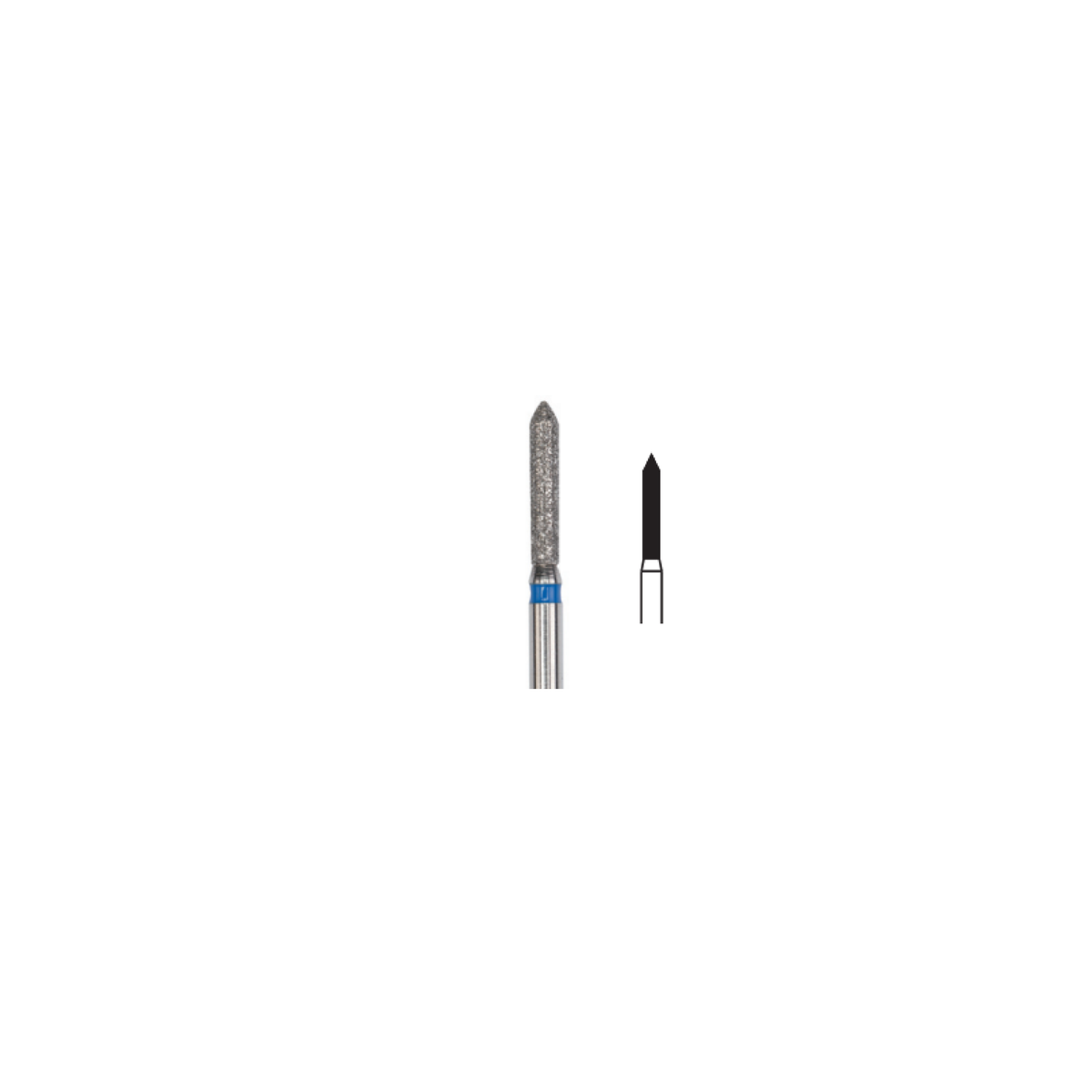Fresa Diamante Cilindrica Con Punta Md Friction Grip 1.4 mm 5Pz P9 D 130-014 - producto dental BIGtree