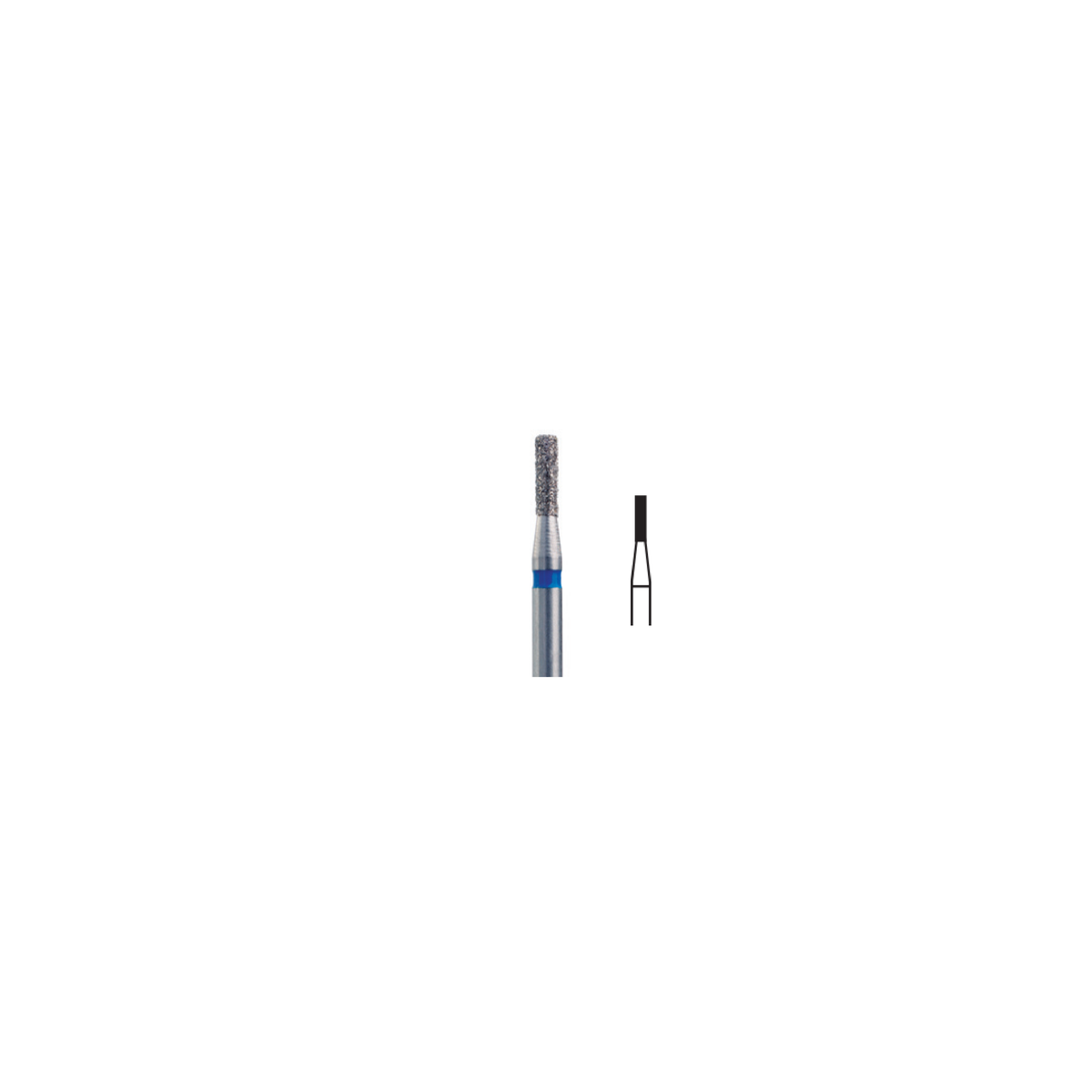 Fresa Diamante Cilindrica Md Tc Friction Grip 1.0 mm 5Pz P24 D 109-010 - producto dental BIGtree