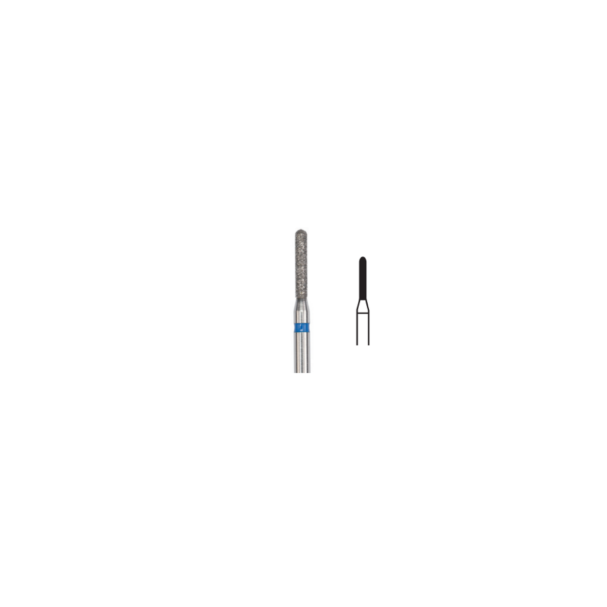 Fresa Diamante Cilindrica Red Ch L Friction Grip 1.0 mm 5Pz P10 D 140-010 - producto dental BIGtree