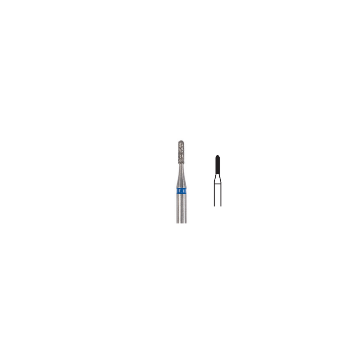 Fresa Diamante Cilindrica Red Friction Grip 1.0 mm 5Pz P10 D 139-010 - producto dental BIGtree