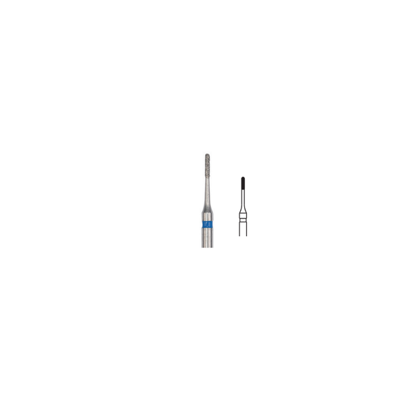 Fresa Diamante Cilindrica Red Mi Friction Grip 0.7 mm 5Pz P23 D 138-007 - producto dental BIGtree