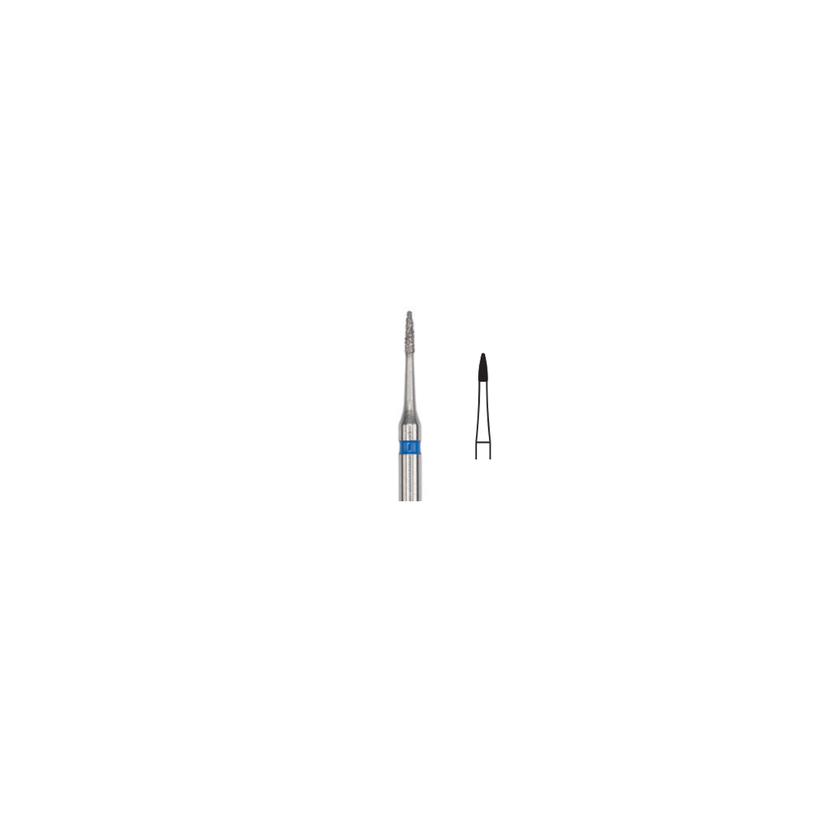 Fresa Diamante Conica Mi Friction Grip 0.7 mm 5Pz P23 D 536-007 - producto dental BIGtree