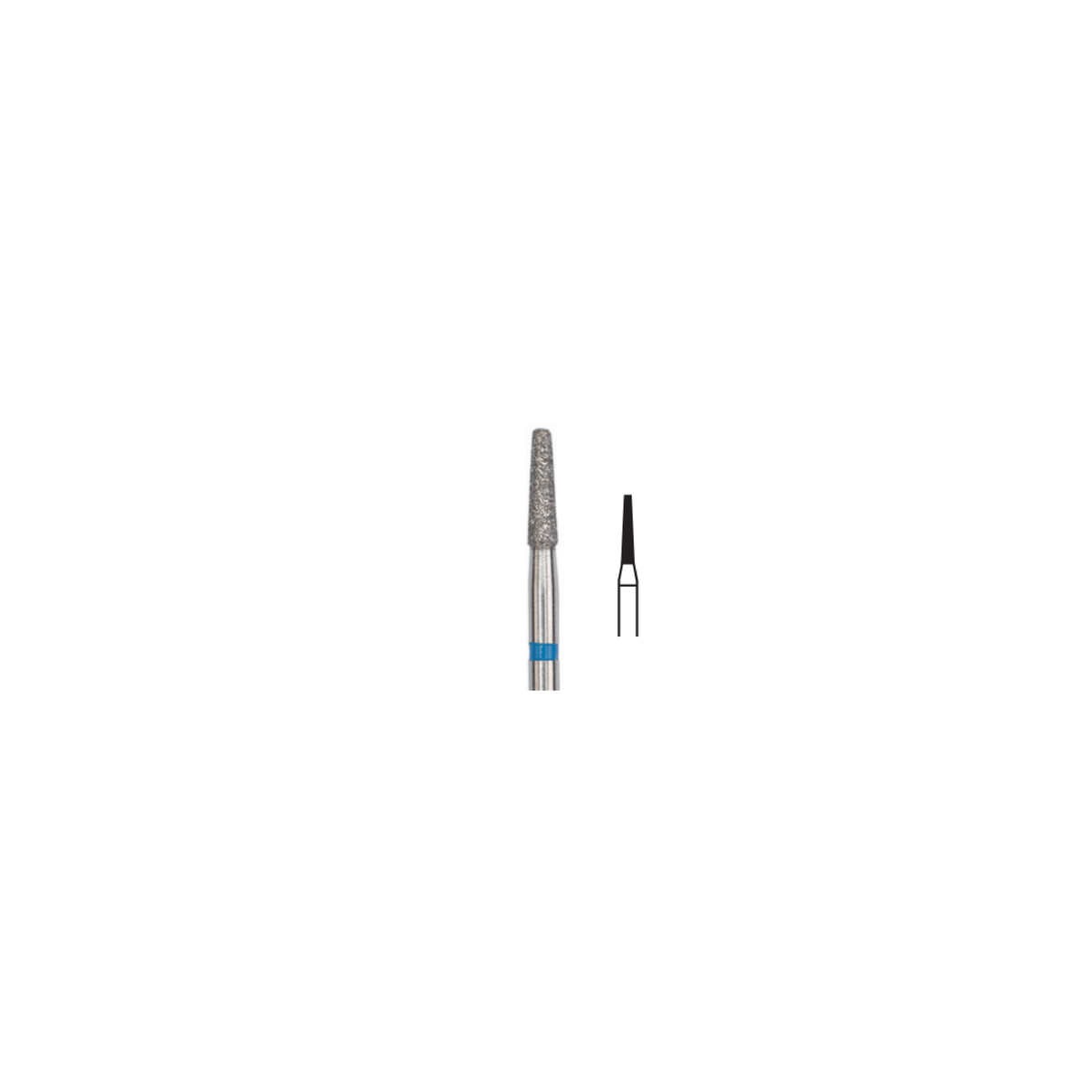 Fresa Diamante Conica Plana Ch Friction Grip1.2 5Pz P13 D 171-012 - producto dental BIGtree
