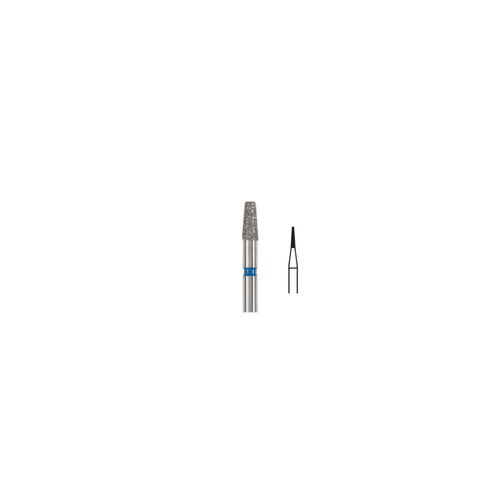 Fresa Diamante Conica Plana Corta Friction Grip 0.9 mm 5Pz P12 D 170-009