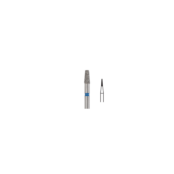 Fresa Diamante Conica Plana Corta Friction Grip 0.9 mm 5Pz P12 D 170-009