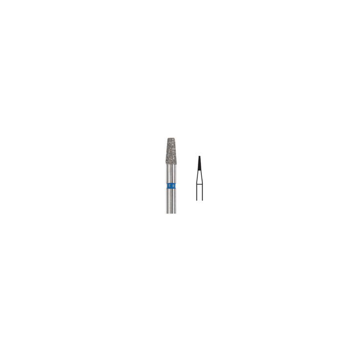 Fresa Diamante Conica Plana Corta Friction Grip 1.0 mm 5Pz P12 D 170-010