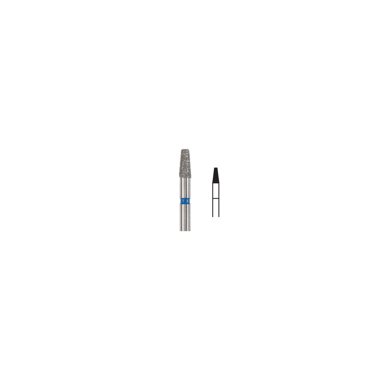 Fresa Diamante Conica Plana Corta Friction Grip 1.8 mm 5Pz P12 D 170-018 - producto dental BIGtree