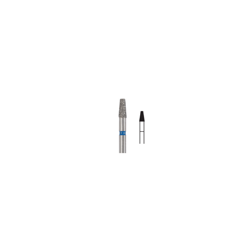 Fresa Diamante Conica Plana Corta Friction Grip 2.1 mm 5Pz P12 D 170-021