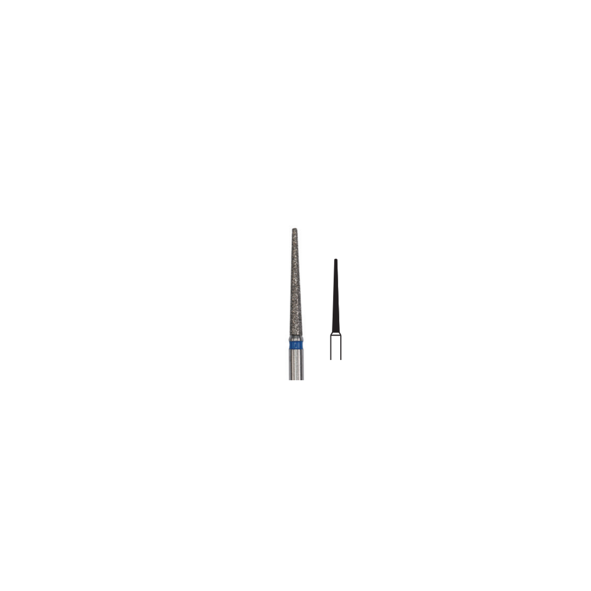 Fresa Diamante Conica Plana Gd L Friction Grip 1.2 mm 5Pz P13 D 174-012 - producto dental BIGtree