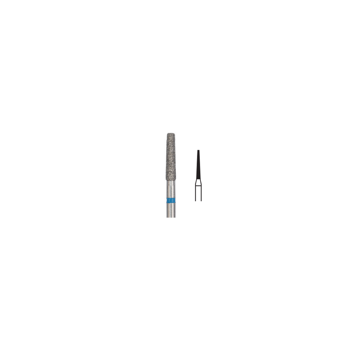 Fresa Diamante Conica Plana Md Friction Grip 1.2 mm 5Pz P13 D 172-012 - producto dental BIGtree