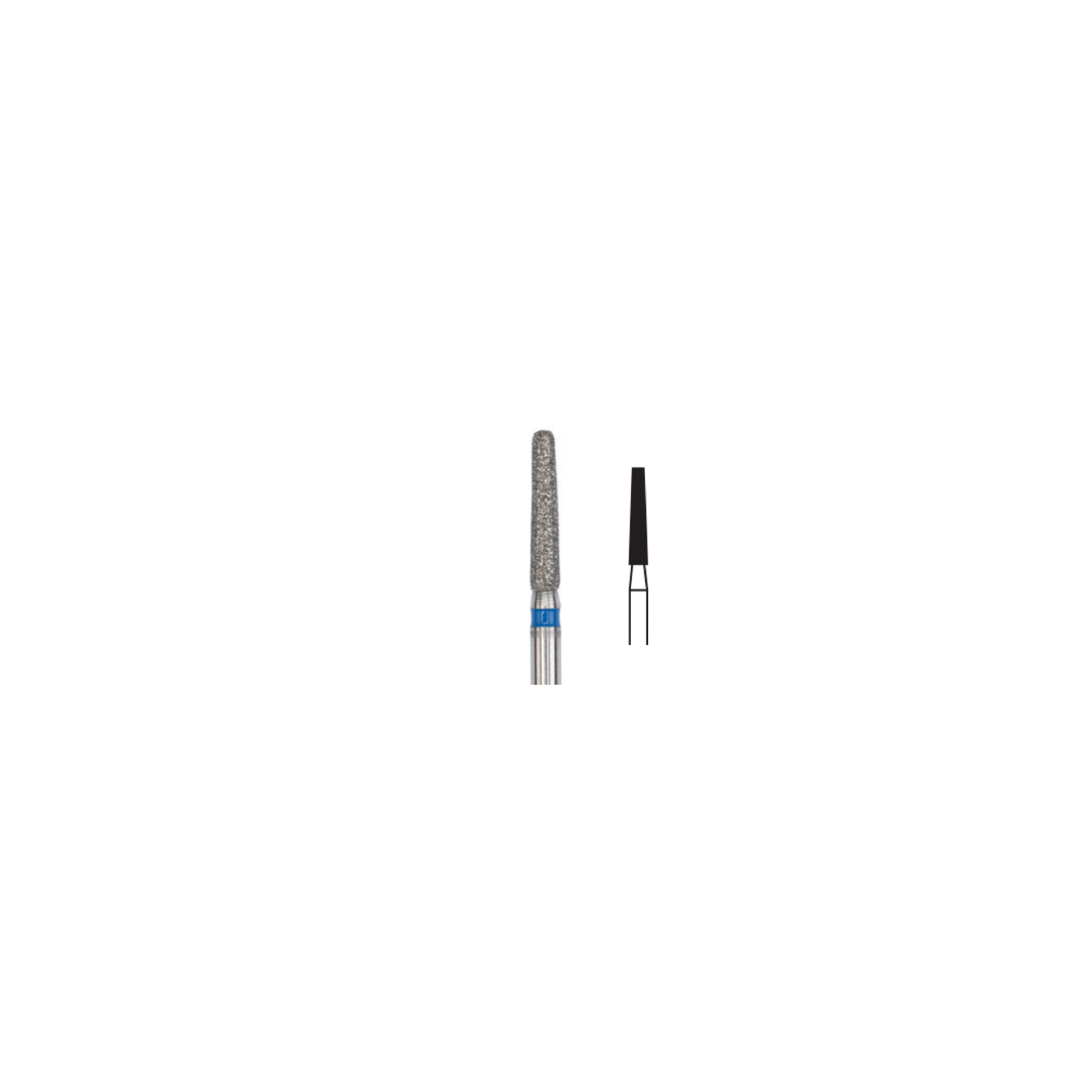 Fresa Diamante Conica Plana Md Friction Grip 1.6 mm 5Pz P18 D 269-016