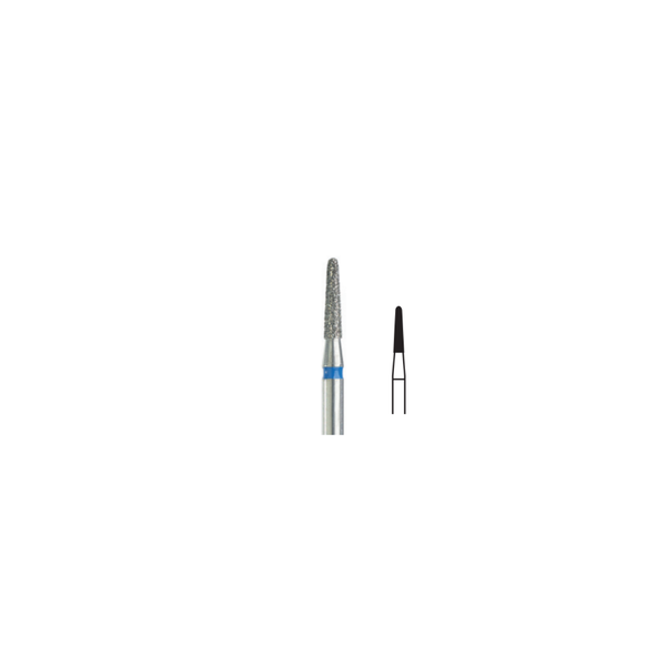 Fresa Diamante Conica Red Ch Friction Grip 1.4 mm 5Pz P15 D 222-014 - producto dental BIGtree