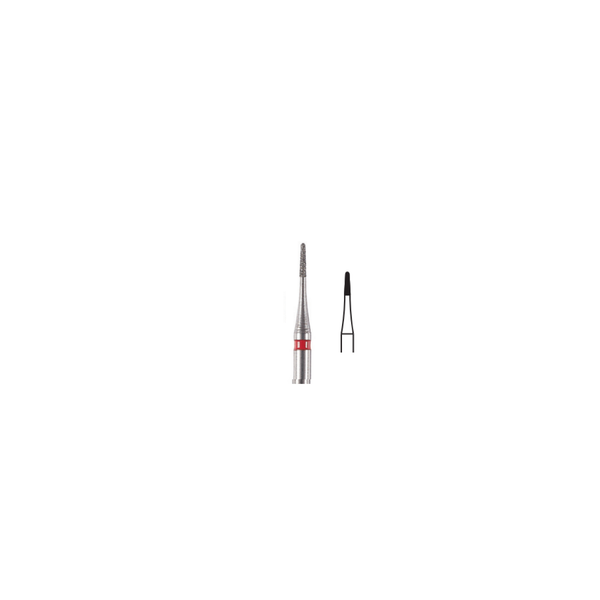 Fresa Diamante Conica Red Corta Friction Grip 0.9 mm 5Pz P13 D 195-009 - producto dental BIGtree