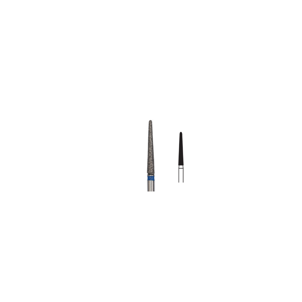 Fresa Diamante Conica Red Gd L Friction Grip 1.8 mm 5Pz P15 D 200-018 - producto dental BIGtree