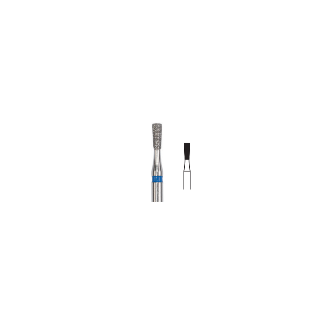 Fresa Diamante Cono Invertido Md Friction Grip 1.6 mm 5Pz P16 D 225-016 - producto dental BIGtree