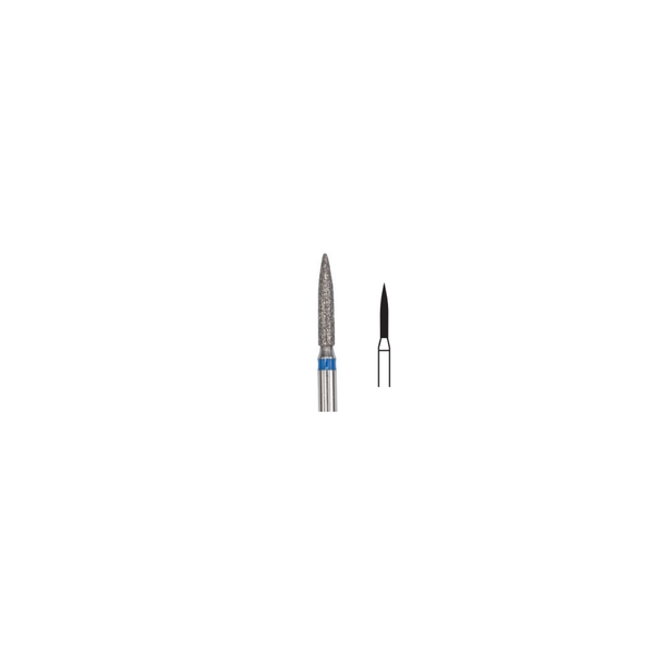 Fresa Diamante Flama Ch Friction Grip 1.2 mm 5Pz P17 D 249-012 - producto dental BIGtree