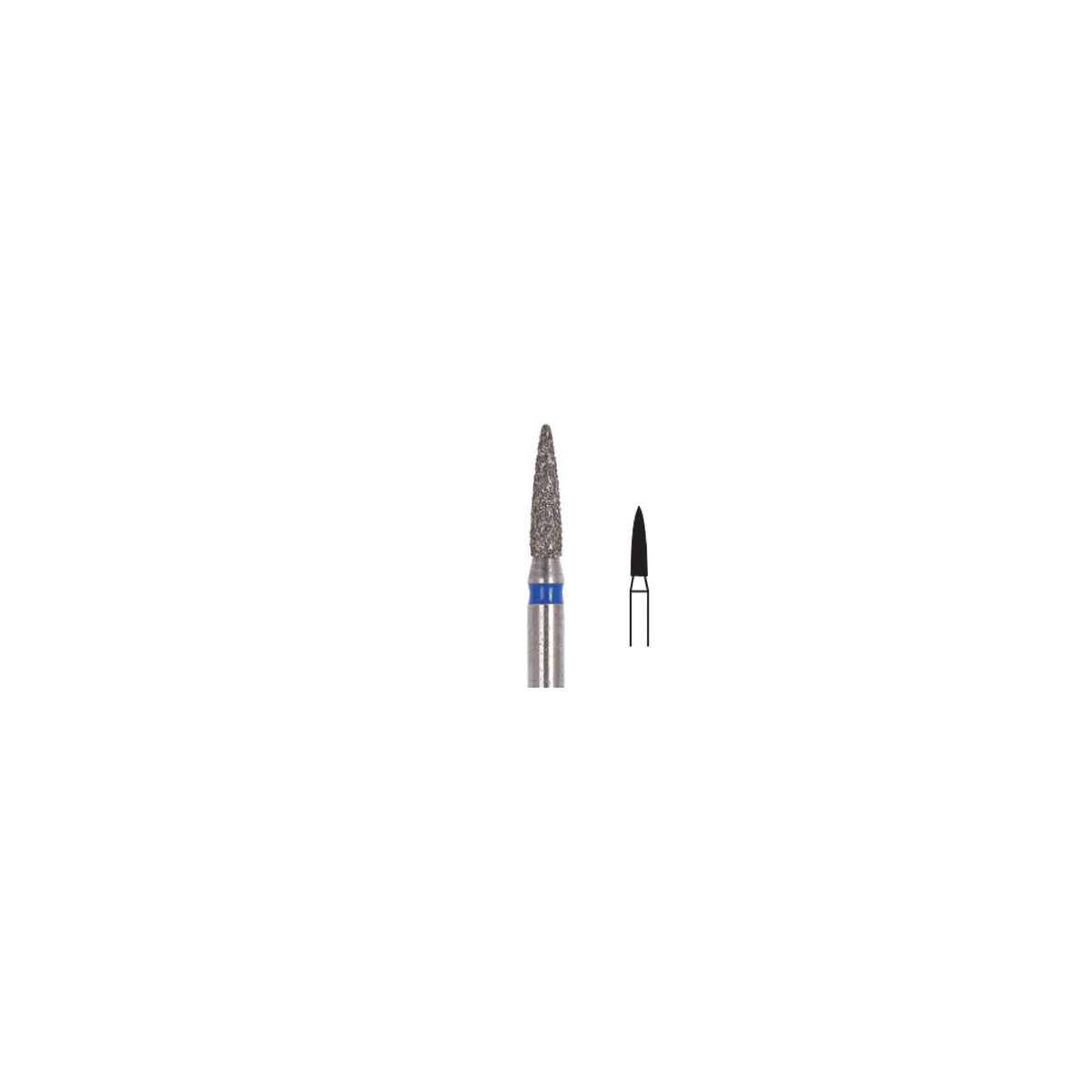 Fresa Diamante Flama Ch Friction Grip 1.4 mm 5Pz P17 D 248-014 - producto dental BIGtree