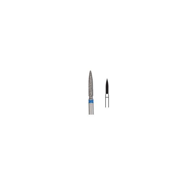 Fresa Diamante Flama Ch Friction Grip 1.4 mm 5Pz P17 D 249-014 - producto dental BIGtree