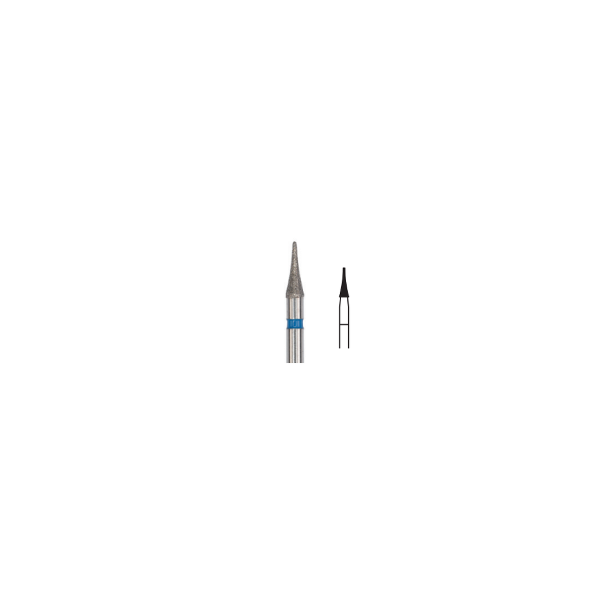 Fresa Diamante Flama Conica C Friction Grip 1.6 mm 5Pz P20 D 465-016 - producto dental BIGtree