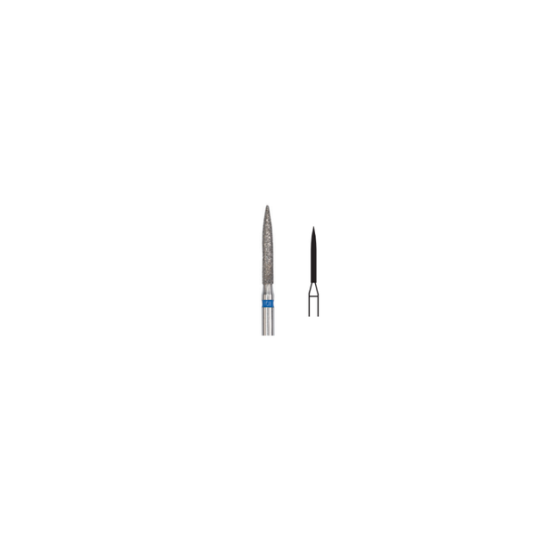 Fresa Diamante Flama Md Friction Grip 1.0 mm 5Pz P18 D 250-010 - producto dental BIGtree