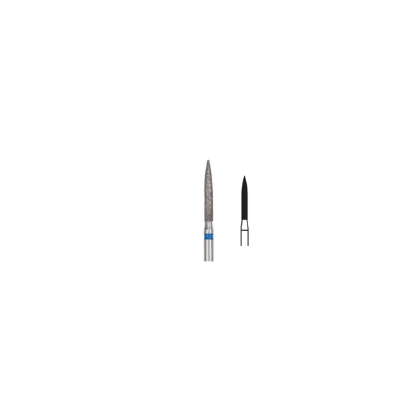 Fresa Diamante Flama Md Friction Grip 1.4 mm 5Pz P18 D 250-014 - producto dental BIGtree