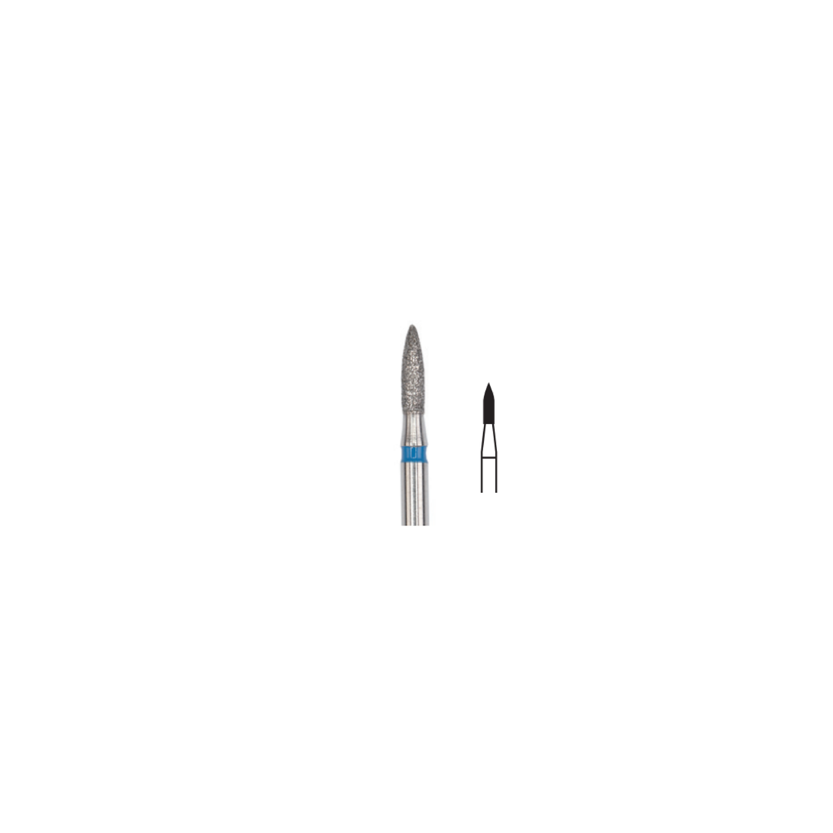 Fresa Diamante Flama Xch Friction Grip 1.6 mm 5Pz P17 D 247-016 - producto dental BIGtree