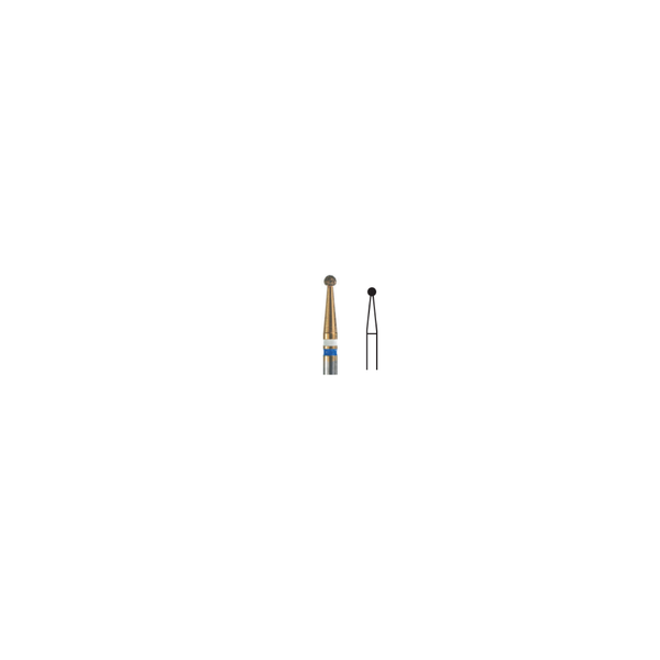 Fresa Diamante Para Zirconia Bola Red Friction Grip 1.4 mm 5Pz P58 D - producto dental BIGtree