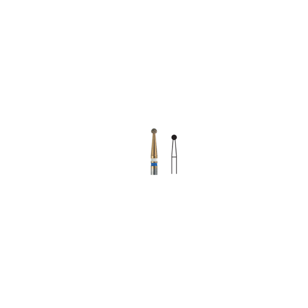 Fresa Diamante Para Zirconia Bola Red Friction Grip 1.8 mm 5Pz P58 D - producto dental BIGtree