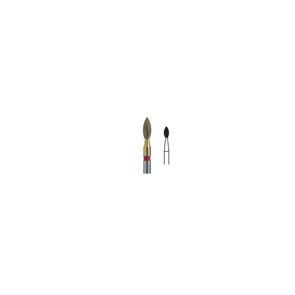 Fresa Diamante Para Zirconia Flama Friction Grip 1.8 mm 5Pz P58 D - producto dental BIGtree