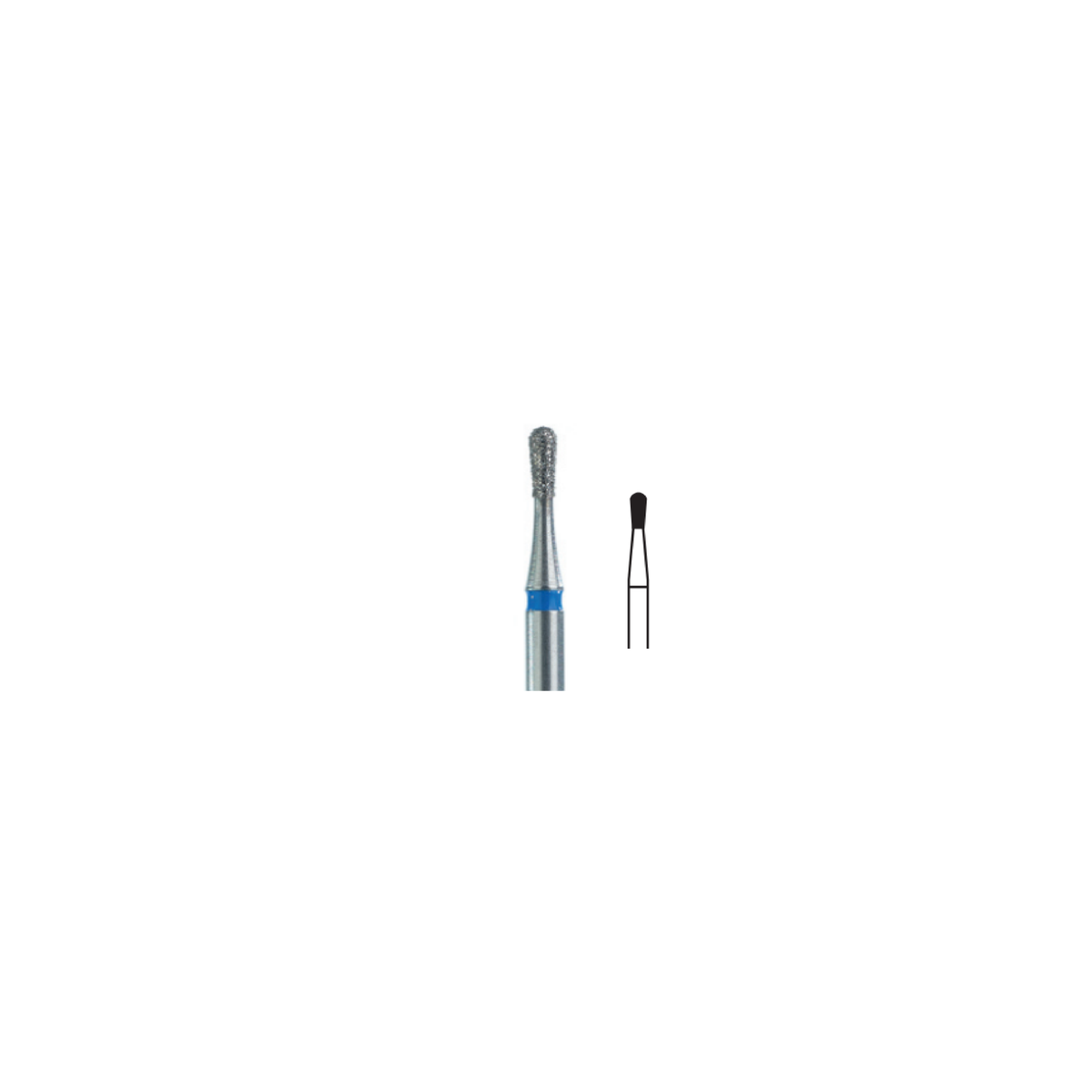 Fresa Diamante Pera Ch Friction Grip 1.4 mm 5Pz P16 D 238-014 - producto dental BIGtree